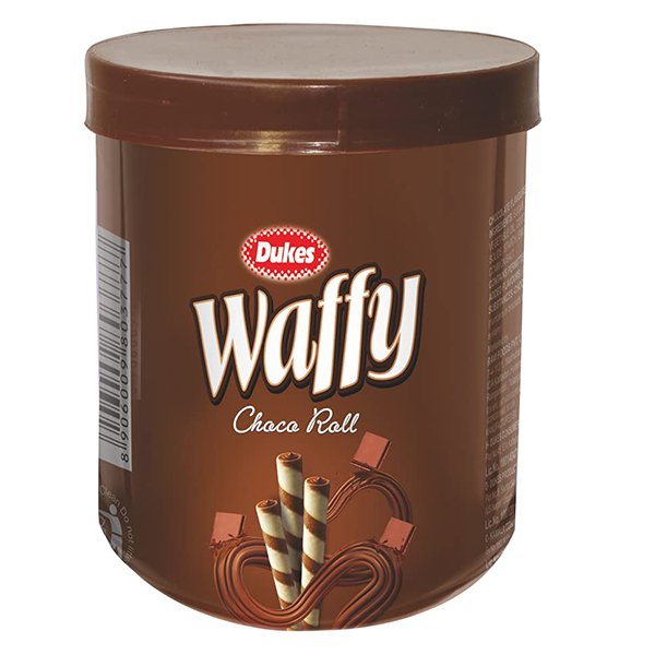 DUKES WAFFY CHOCO ROLL JAR 250G (Buy 1 Get 1 Free)