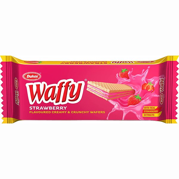 Dukes Waffy Strawberry 75g (Buy 1 Get 1 Free)