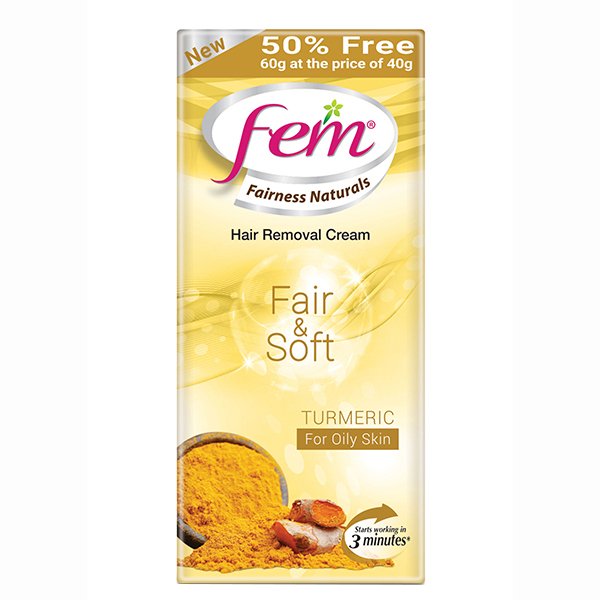 Fem Hair Remover 40G Turmeric