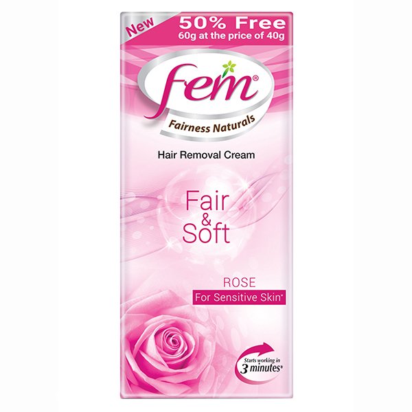 Fem Hair Remover 40Gm Rose