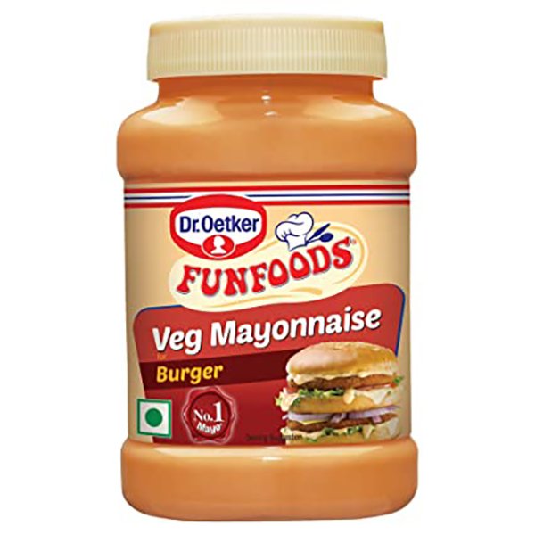 Fun Food Burger Mayonnaise