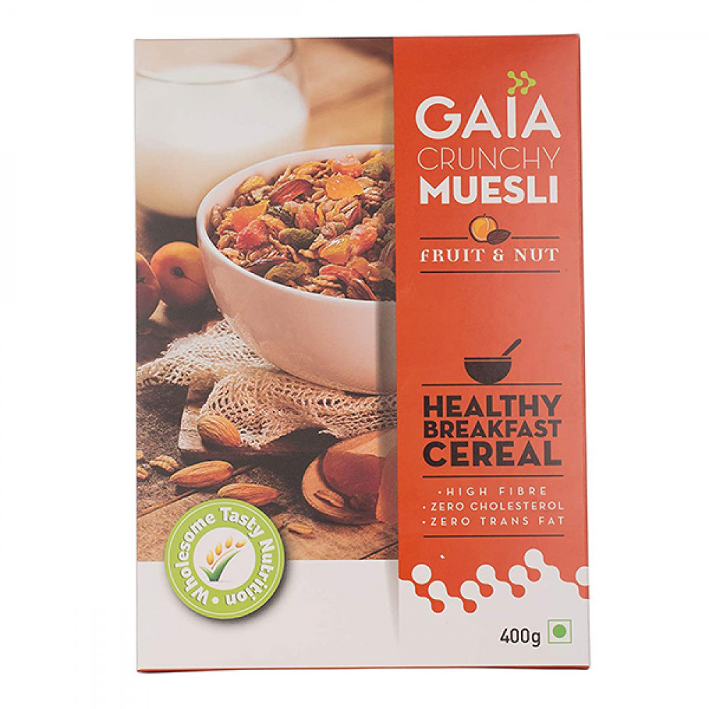 Gaia Muesli Fruit - Nut 425 Gm