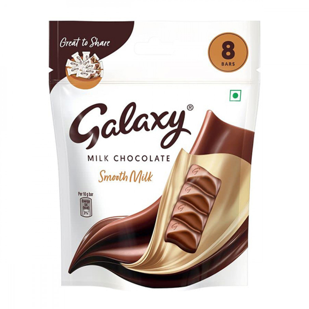 Galaxy Milk Chocolate Smooth Milk Pouch 80g