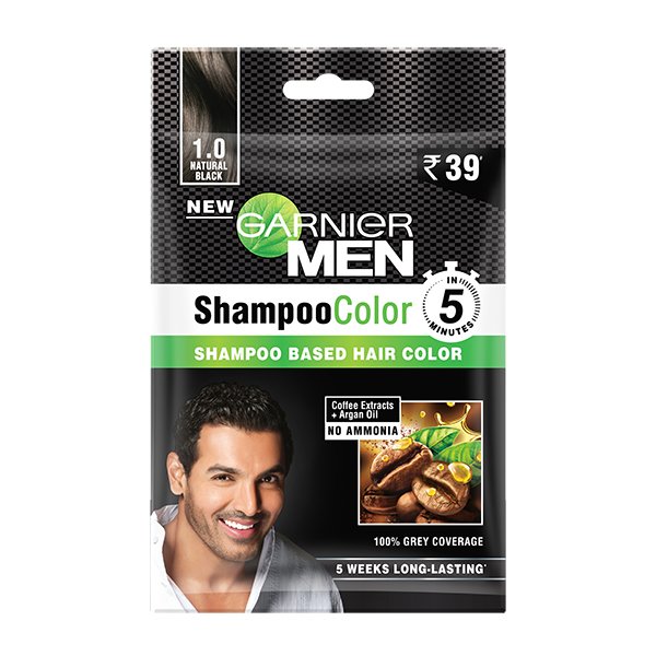 Garnier Men Shampoo Color Natural Black 1 10ml