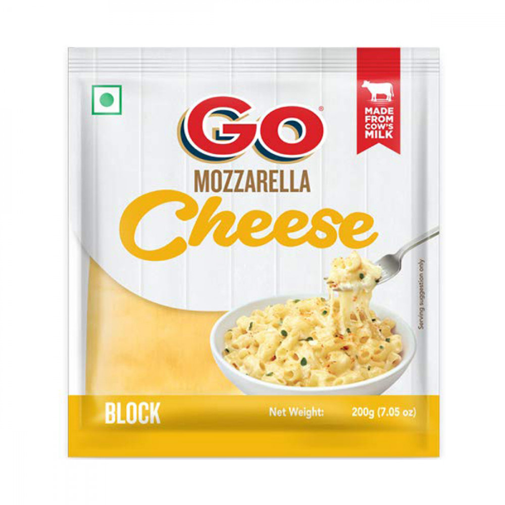 Go Cheese Mozzarella Block 200Gm