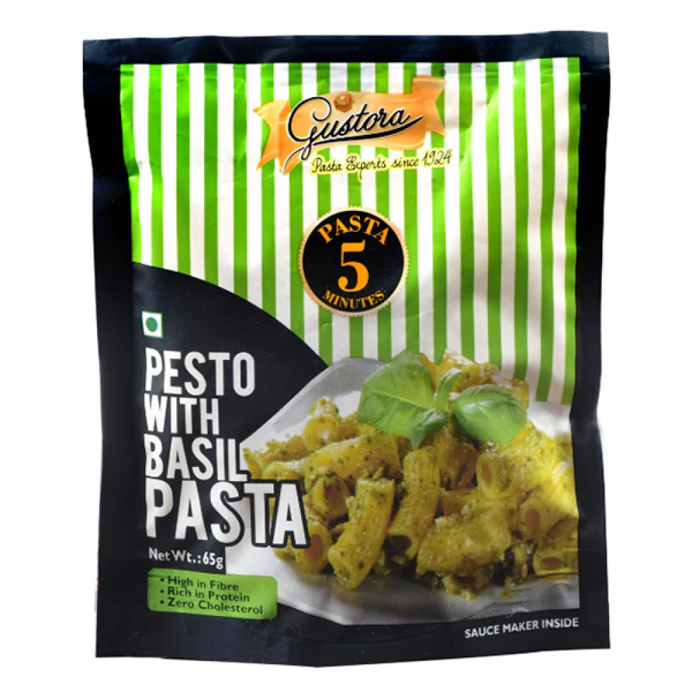 Gustora Pesto With Basil Pasta 65g