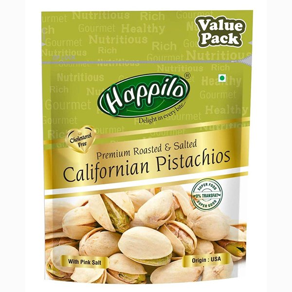 HAPPILO CALIFORNIAN ROASTED SALTED PISTA 200G