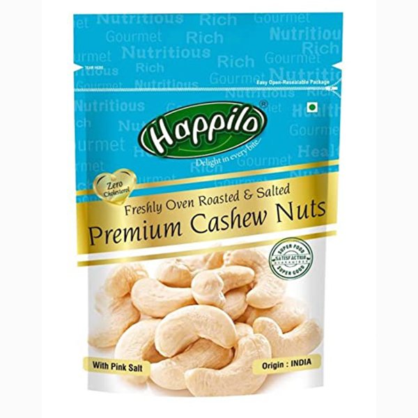 HAPPILO CASHEWS TOASTED SALTED 200G