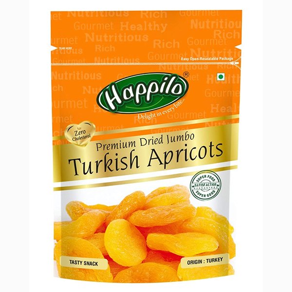 HAPPILO TURKISH APRICOTS 200G