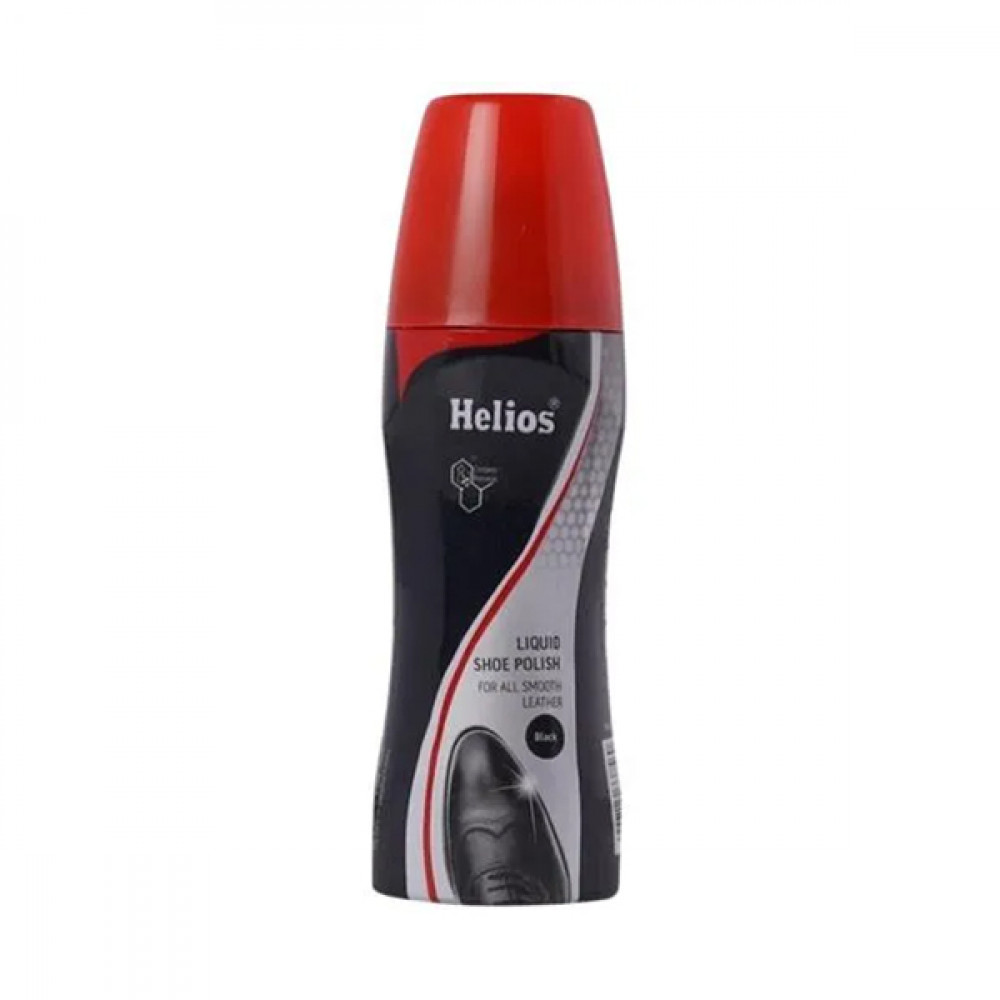 Helios Liquid Shoe Polish Black 80ml