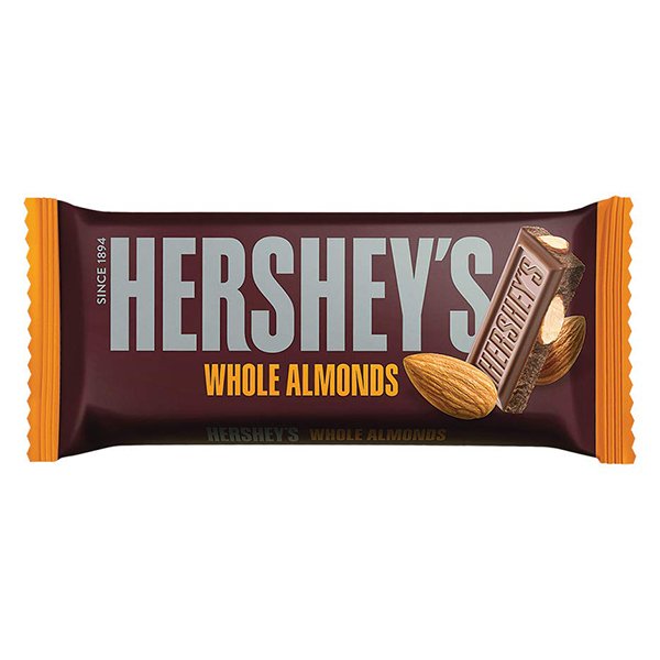 HERSHEYS BAR WHOLE ALMONDS