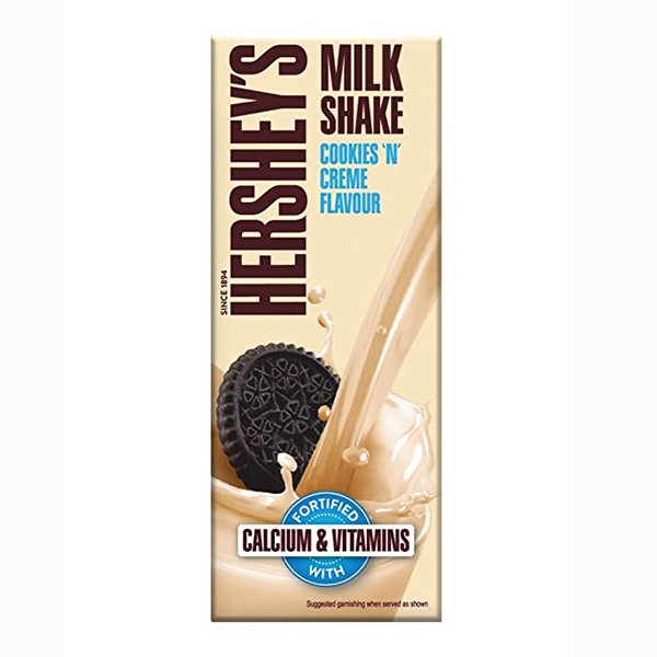 HERSHEY`S MILK SHAKE COOKIES `N` CRÈME