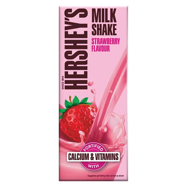 HERSHEY`S MILK SHAKE STRWBERRY