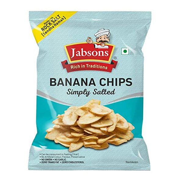 Jabsons Banana Chips Simply Salted 150g