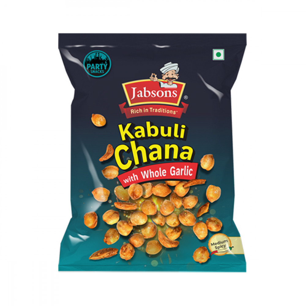 Jabsons Kabuli Chana With Whole Garlic 150g