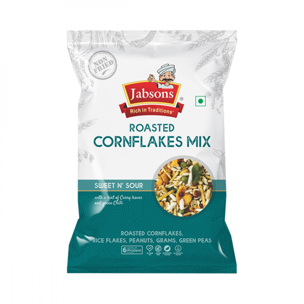 Jabsons Roasted Cornflakes Mix 200g