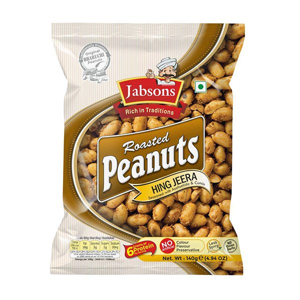 Jabsons Roasted Peanuts Hing Jeera