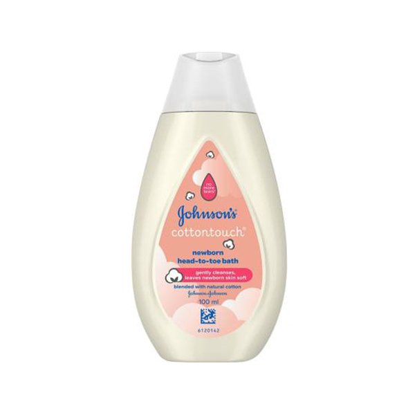 J&J COTTONTOUCH NB TOP TO TOE BATH 100ML