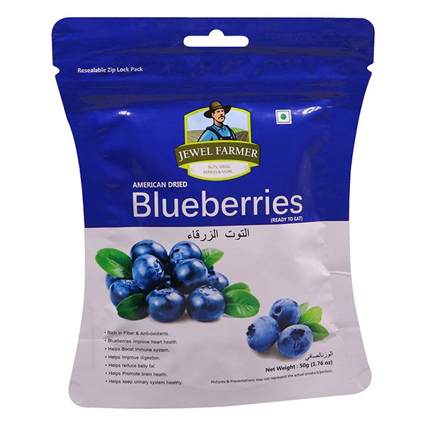 JEWEL FARMER BLUEBERRIES 50GM