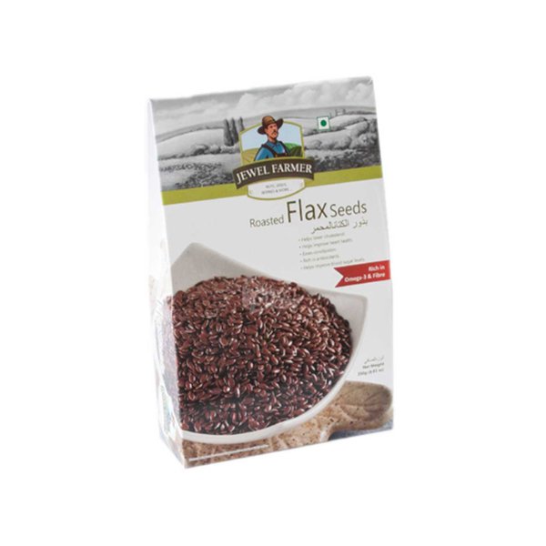 JEWEL FARMER ROASTED FLAX SEEEDS 100GM