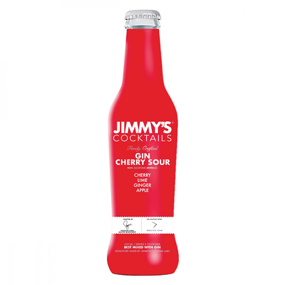 Jimmy Cocktails Gin Cherry Sour 250ml