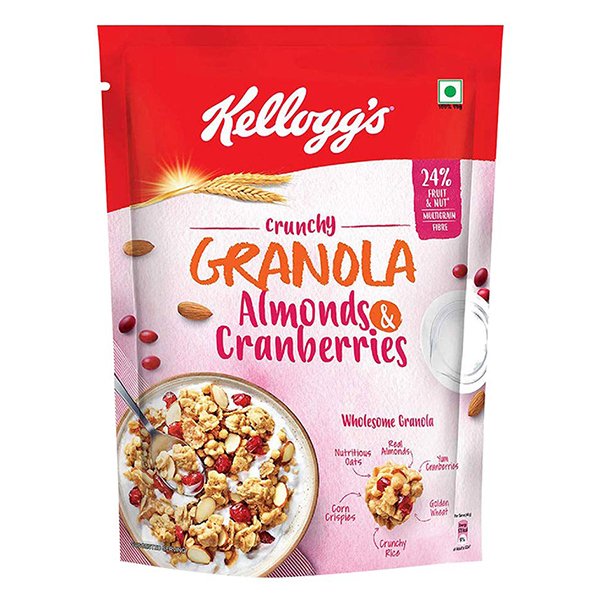 KELLOGGS GRANOLA 460G ALMOND&CRANBERRY