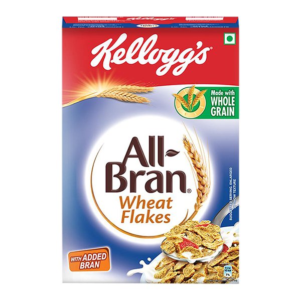 Kellogs All Bran Wheat Flakes 425G