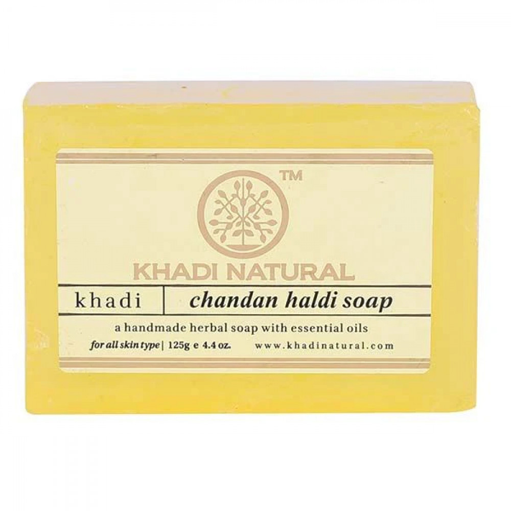 Khadi Natural Chandan Haldi Soap 125g