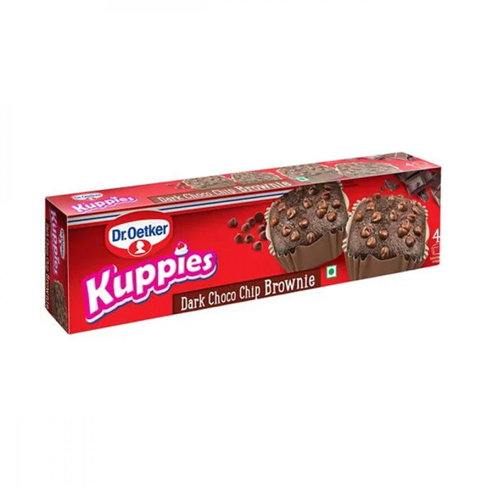 Kuppies Dark Choco Chip Brownie 148g