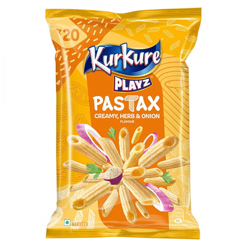 Kurkure Plays Pastax Creamy Herb & Onion 55g