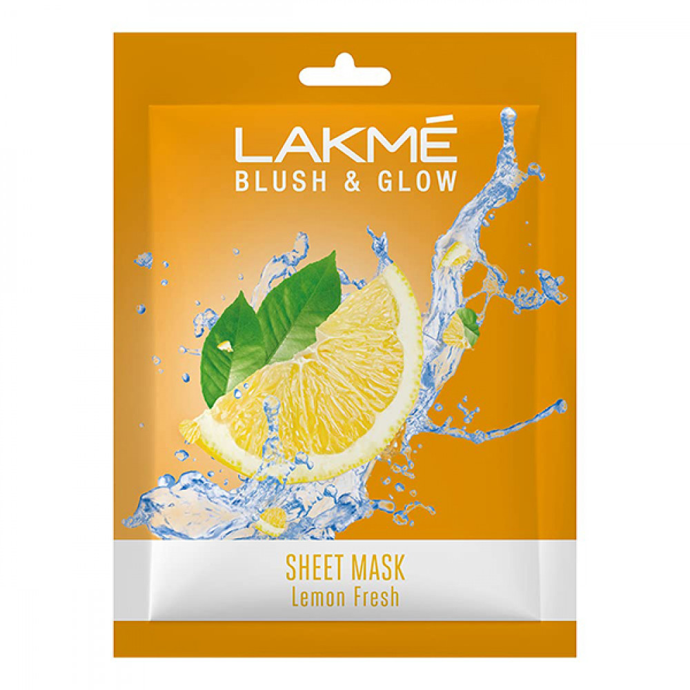 Lakme Blush & Glow Sheet Mask Lemon