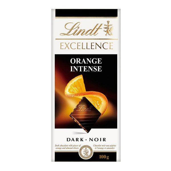 LINDT EXCELLENCE INTENSE ORANGE DARK 100G