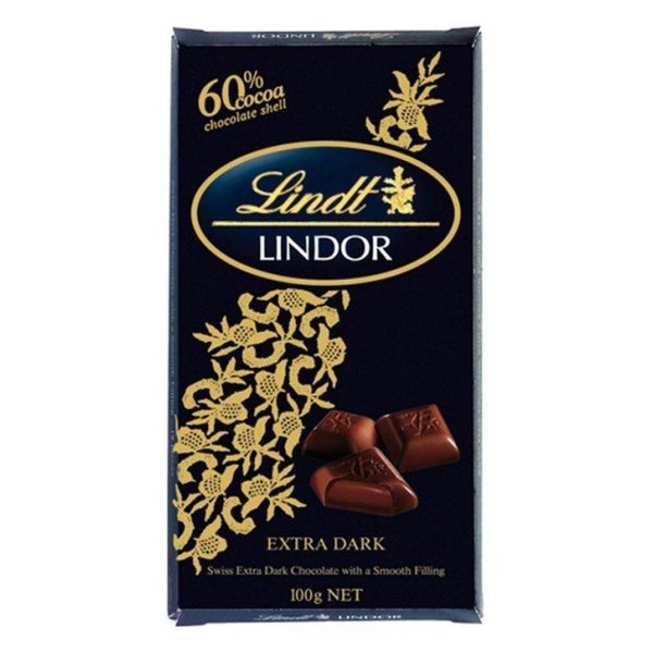 LINDT LINDOR SINGLES 60% CHOCOLATE 100G