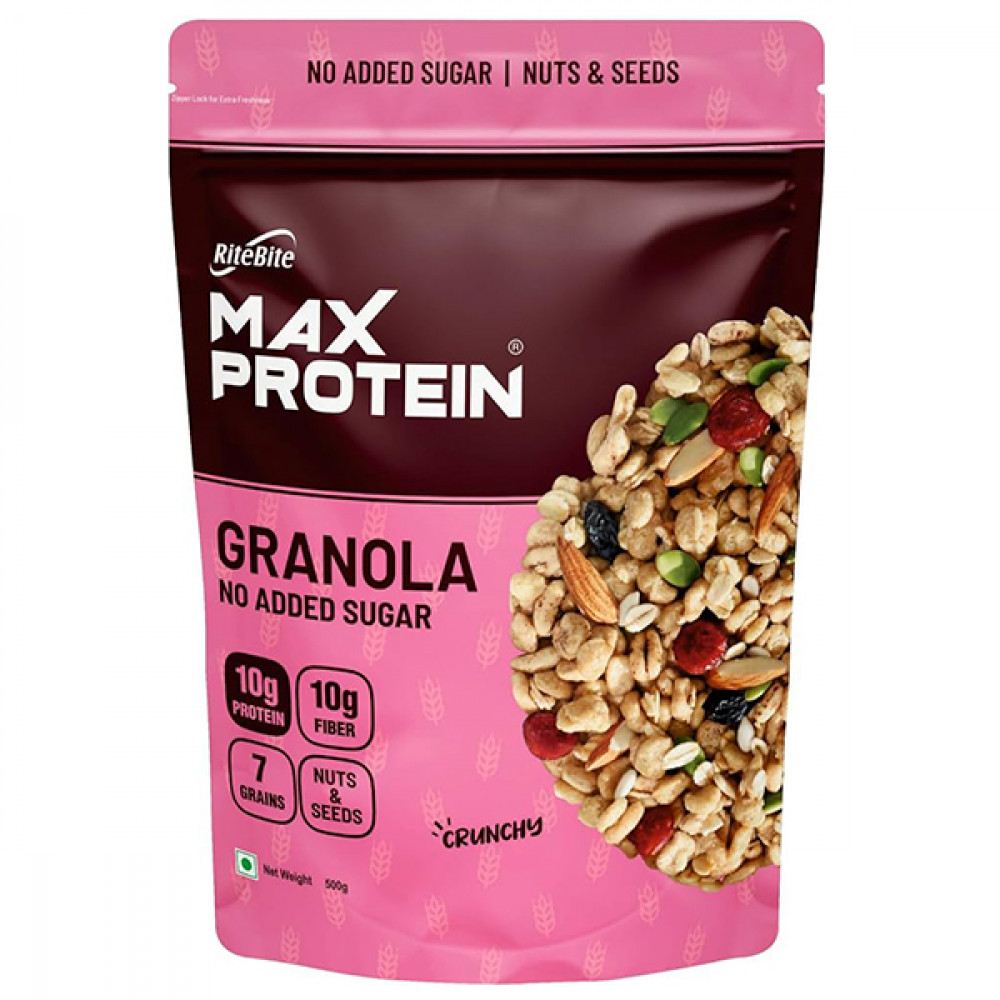 Max Protein Granola No Added Sugar 500gm