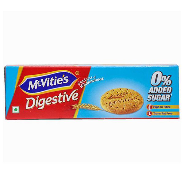 MCVITIES NO ADDED SUGAR 75G