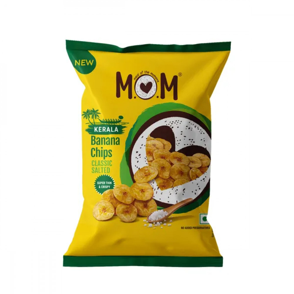 Mom Kerala Banana Chips Classic Salted 85g