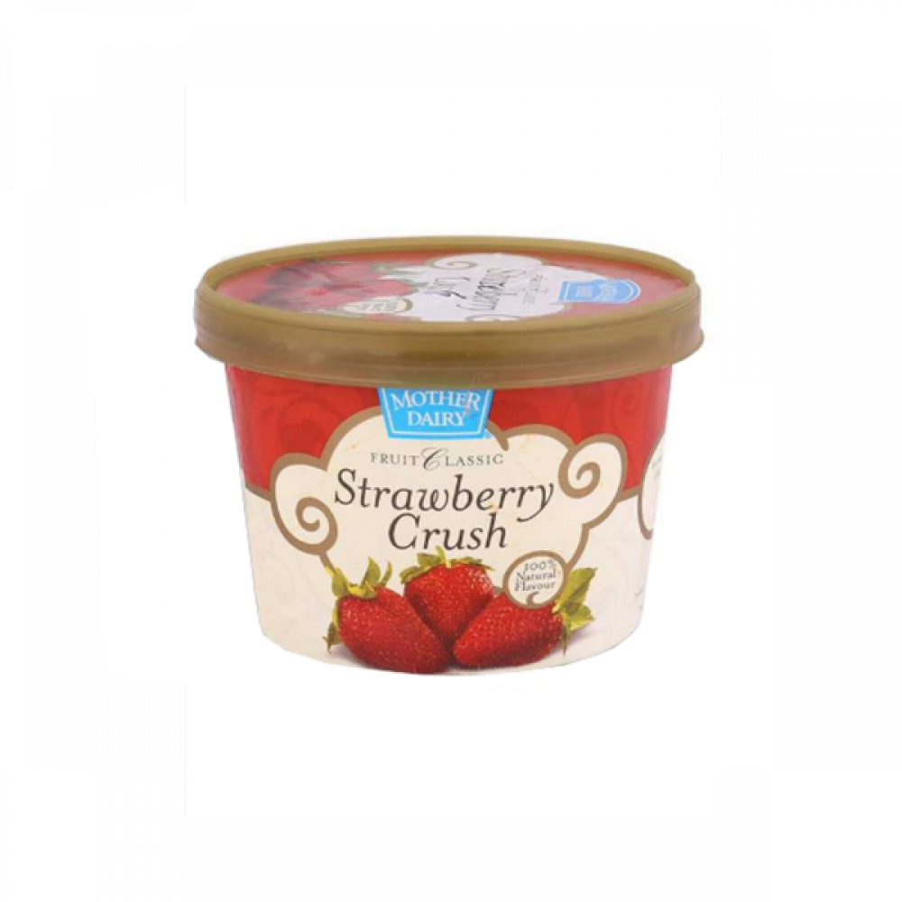 Mother Dairy Strawberry Crush 115ml Tub