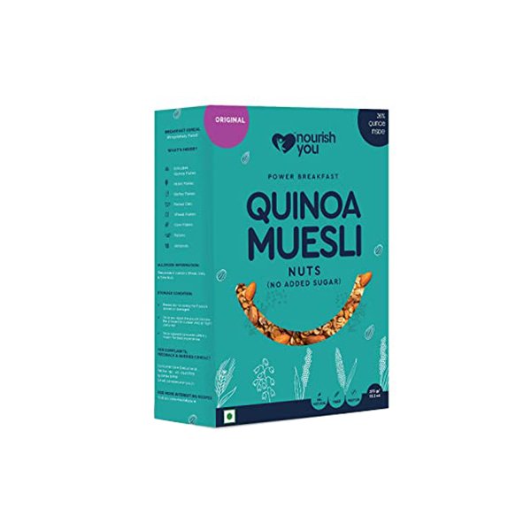 N MUESLI QUINOA NO ADDED SUGAR 375G