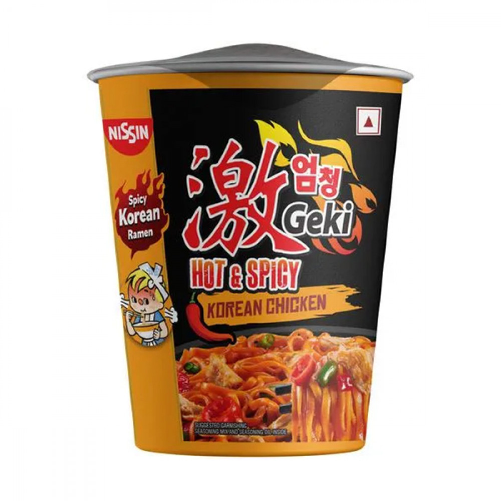 Nissin Geki Hot&Spicy Korean Chicken Cup 70G