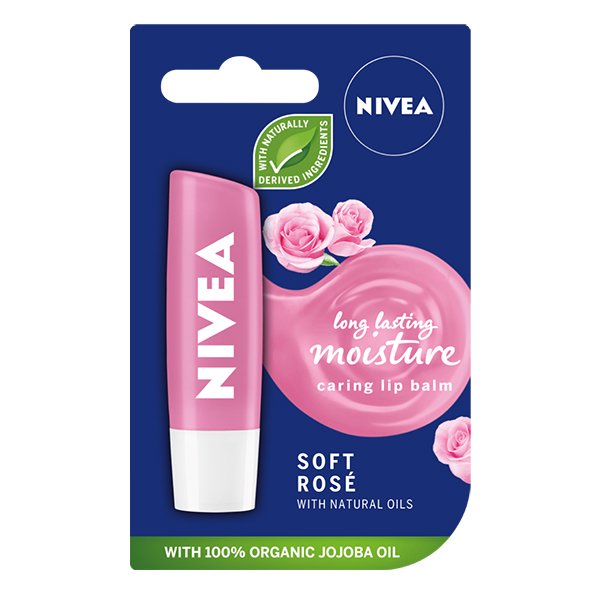 Nivea Lipcare Soft Rose