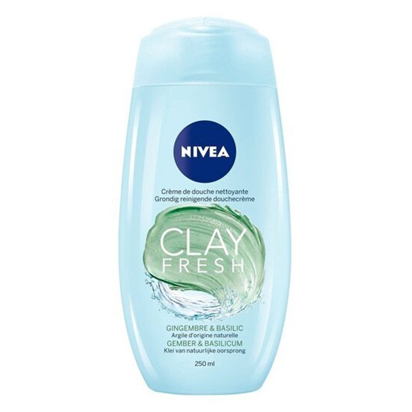 NIVEA SHOWER GEL CLAY FRESH GINGER&BASIL 250ml