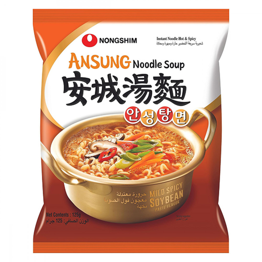 Nongshim Ansung Noodle Soup 125gm