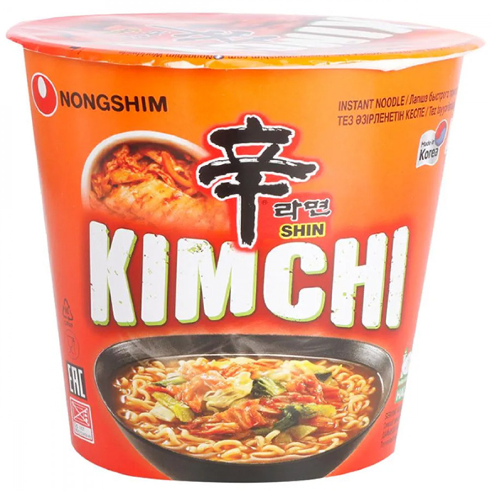 Nongshim Cup Noodles Kimchi 75Gm