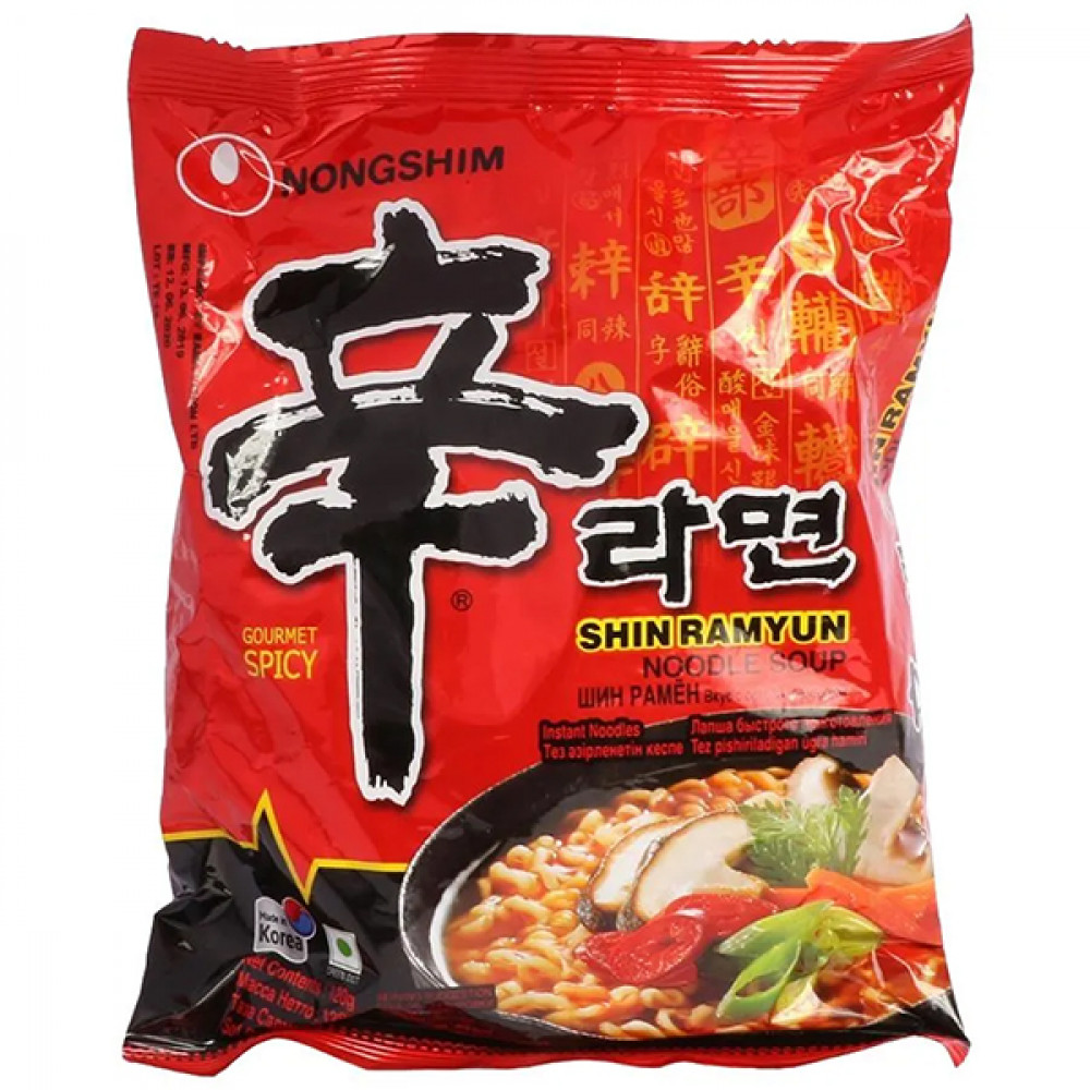 Nongshim Shin Ramyun Gourmet Spicy Noodles 120g