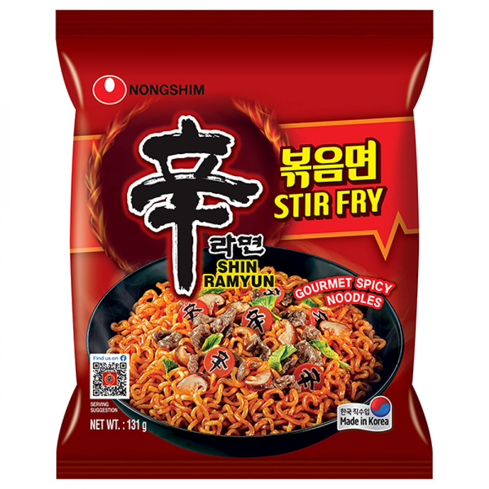 Nongshim Shin Ramyun Stri Fry Chicken Noodles 131gm