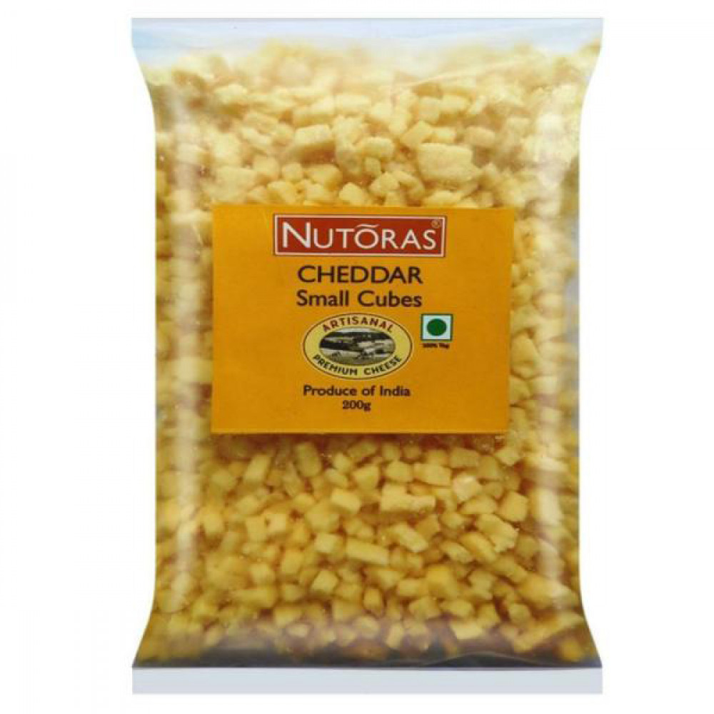 Nutoras Cheddar Small Cubes 200g