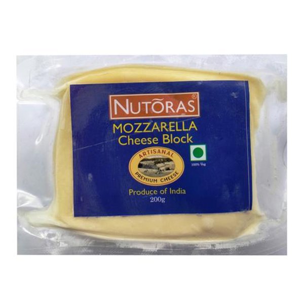 NUTORAS MOZZARELLA CHEESE BLOCK 200GM