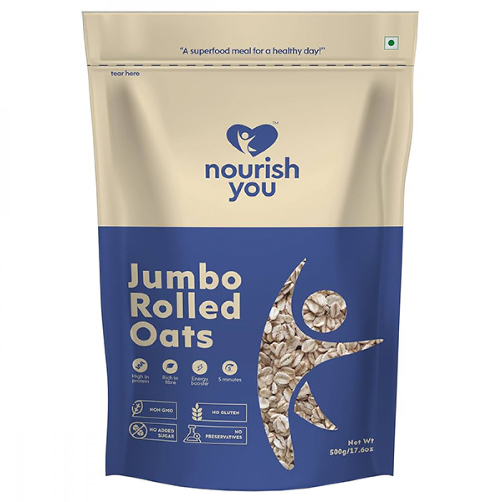 NY Jumbo Rolled Oats 500g