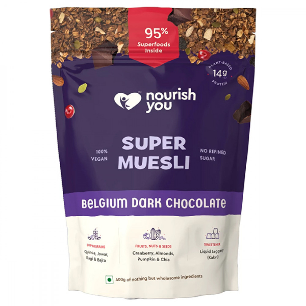 NY Muesli Belgium Dark Chocolate 400g