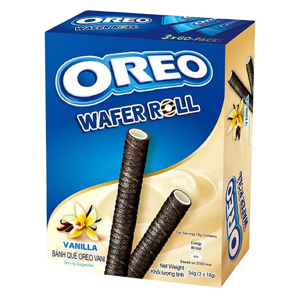 Oreo Wafer Roll Vanilla 54g